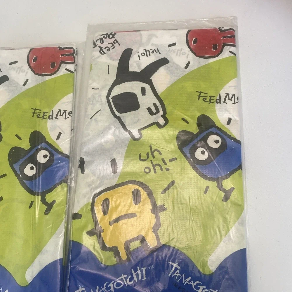 Vintage Gibson Tamagotchi Tablecover Birthday Party 54